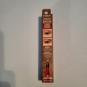 🩷 3/$15 L'Oreal Faux Brow Pencil: Dark Blonde (391), NIB
